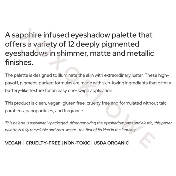 Athr Moonlight Crystal Eyeshadow Palette NIB - Picture 4 of 14